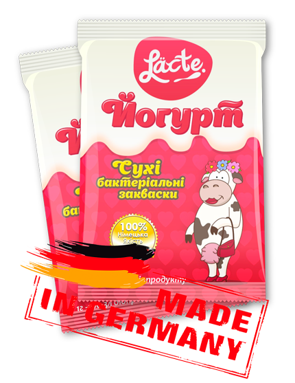 Закваска, йогурты Lacte